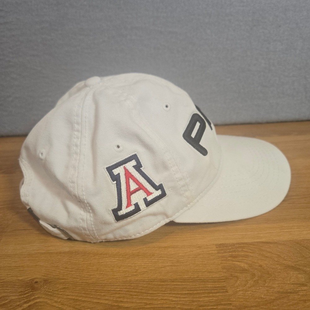PING Golf University of‎ Arizona Wildcats Hat White Adjustable Cotton Strapback